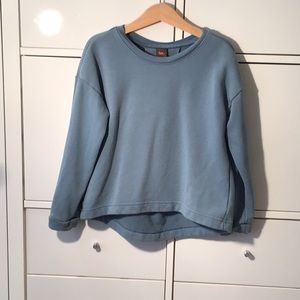 Tea collection sweatshirt with wings on back
